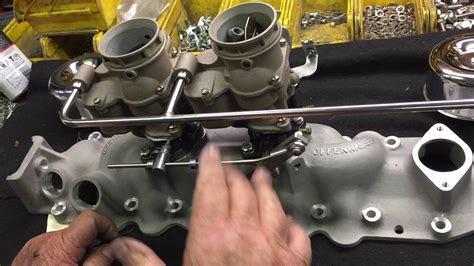 charlie price vintage speed holley   progressive linkage install youtube