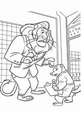 Coloring Zootopia Pages Coloriage Sheets Disney Colouring sketch template