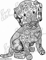 Coloring Pages Mandala Puppy Adult Colouring Chien Kolorowanki Book Coloriage Thiago Doodlecraft Ultra Dogs Printable Dog Chihuahua Turtle Choose Board sketch template