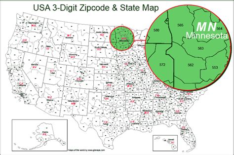 Usa Editable Zip Codes Of America