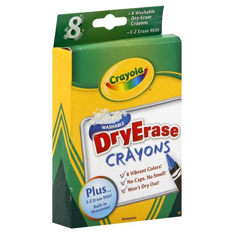 crayola cyo washable dry erase crayons