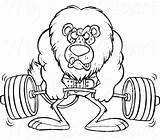 Coloring Gym Pages Fitness Weight Drawing Cartoon Morning Lifting Weightlifting Lion Good Clipart Training Line Getdrawings Leishman Ron Getcolorings Printable sketch template