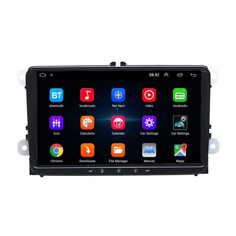 din  android  car audio stereo multimedia player quad core  gps touch screen