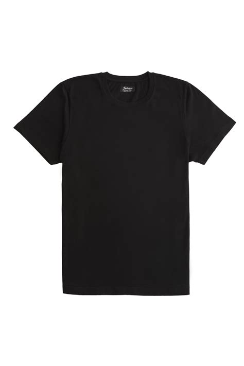 plain black raw cotton  shirt barbanera