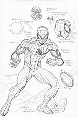 Coloring Pages Spectacular Spider Man Marvel Spiderman Popular sketch template