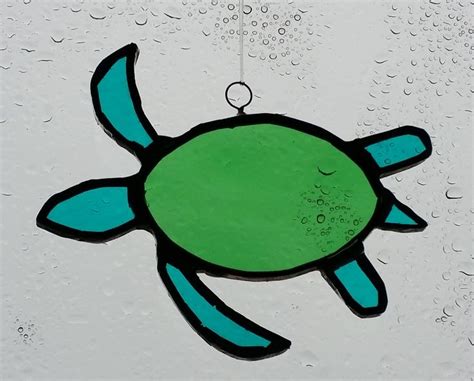 stained glass turtle stained glass mosaic copper foil