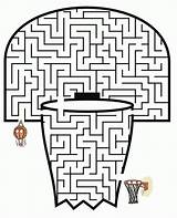 Maze Mazes Labirint Strani Labirinti Colorat Giochi Pasatiempo Divers Labyrinthe Baloncesto Desene Cordobasket Planse Slogans Printactivities Condividi sketch template
