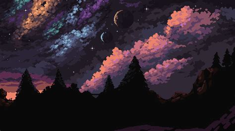 resolution stargazing hd pixel art  wallpaper wallpapers den