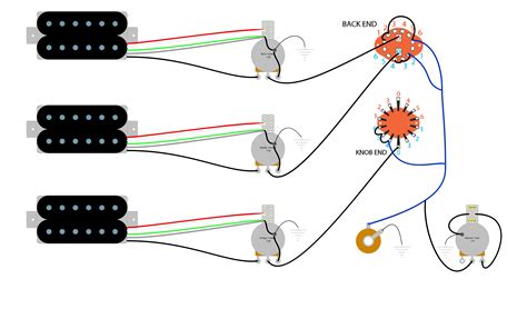 humbucker   switch wiring diagram   switch wiring diagram schematic