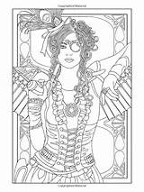 Coloring Pages Steampunk Adult Haven Creative Book Fairy Choose Board Books sketch template