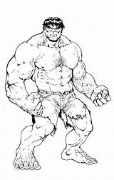 Hulk Rubusthebarbarian Superhero Dessin Colorier Coloriage sketch template