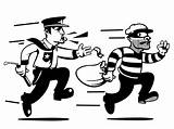Cops Robber Robbers Criminal Evade Comicbook Lawyer Webstockreview Nader Perumahan Taman Lindungi Penduduk Steal sketch template