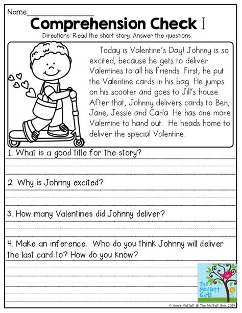 February Fun Filled Learning Reading Comprehension Worksheets 2nd