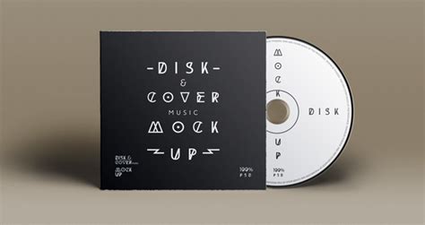 psd cd cover disk mock  psd mock  templates pixeden