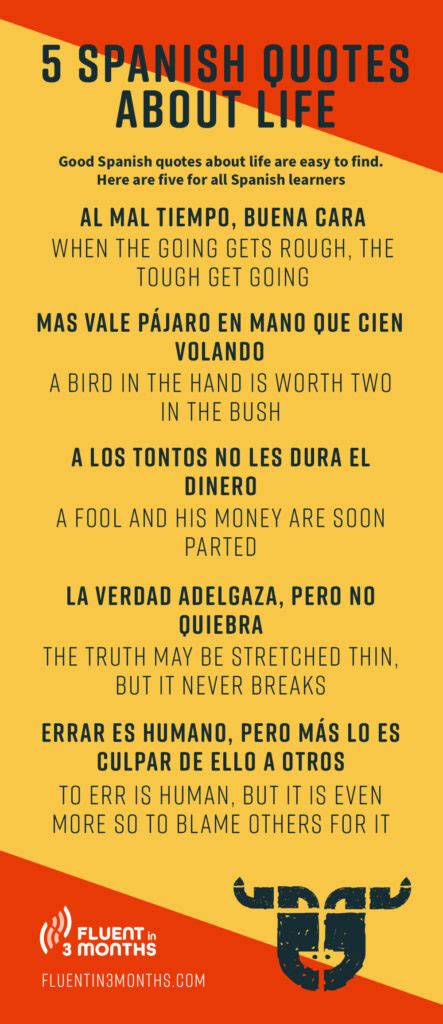 spanish quotes  sayings  english translation