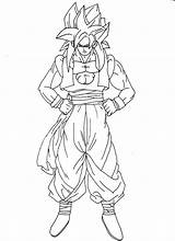 Gogeta Ssj4 Goku Super Line Coloring Gt Dragonball Pages Manga Sayain Deviantart Search Again Bar Case Looking Don Print Use sketch template