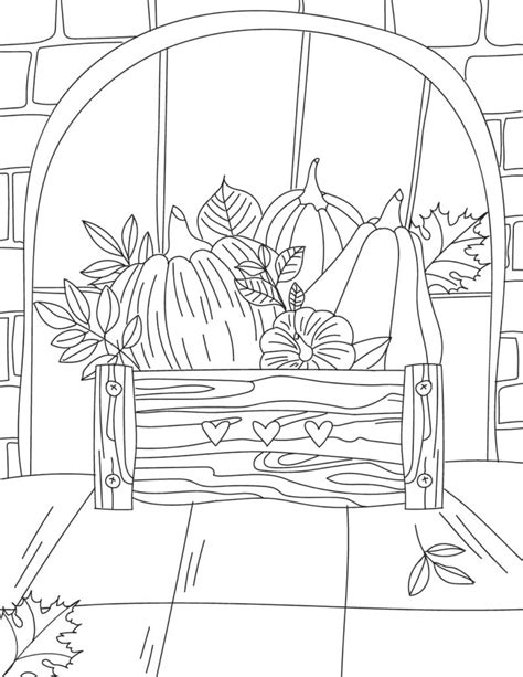 printable easy fall coloring pages  adults freebie finding mom