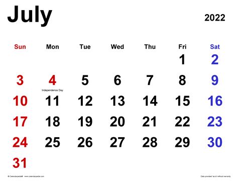 editable calendar july   calendar   holidays