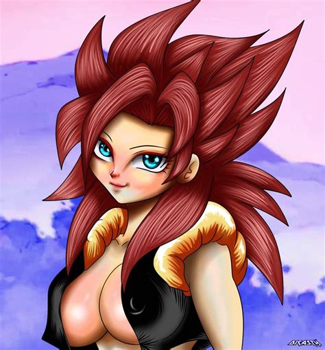 Gogeta Mujer 3d By Dicasty1 On Deviantart Anime Dragon