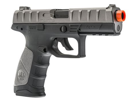 Review Beretta Apx Co2 Metal Slide Airsoft Pistol Black Silver 6mm