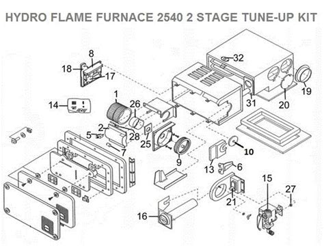 hydro flame furnace parts diagram wiring diagram source