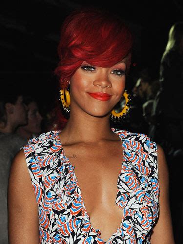 makeup womens shopping 2010 rihanna red hair