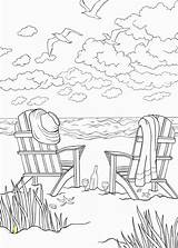 Coloring Beach Pages House Calm Bliss Passport Seashore Jessica Book Divyajanani sketch template