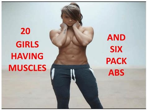 20 girls having six pack abs and great abs workout for women