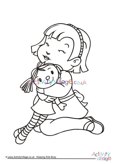 sister colouring page