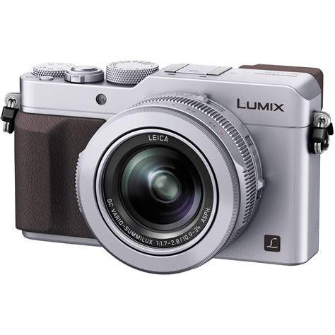 panasonic lumix dmc lx  wi fi digital camera silver micro