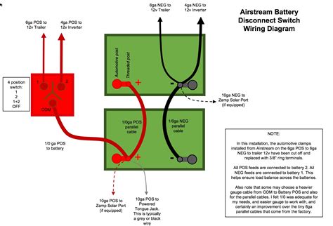 rv battery disconnect switch wiring diagram uphobby