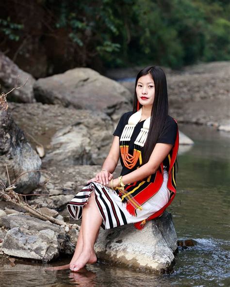Mao Naga Girl In Traditional Dress Naga Naga Girl Naga Traditonal
