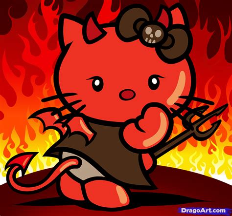 Drawing Devil Hello Kitty Devil Hello Kitty Added By