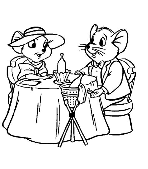 rescuers coloring page cartoon coloring pages disney coloring