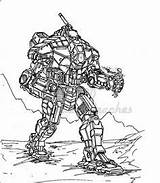 Assassin Robots Coloring Canon Pages Robot Minecraft sketch template