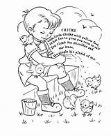 Nursery Coloring Rhyme Pages Rhymes Kids Mother Goose Time Children Printable Print Classic Stories Color Chicks Getcolorings Honkingdonkey sketch template