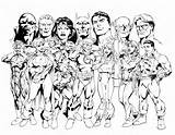 Coloring Justice League Pages Getcolorings Member Color Printable sketch template