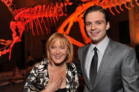 sebastian stan with his mother at the museum dance 2010