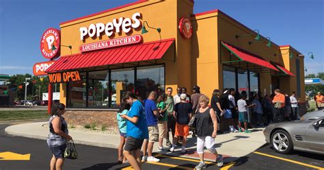 report popeyes  popular fast food restaurant franchise  south