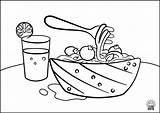 Coloring Pages Food Kids Navigation Post sketch template