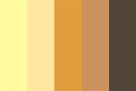 Yellow Orange And Brown Color Palette
