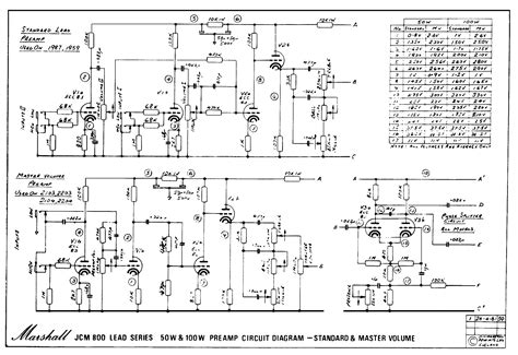 marshall schematics tube amp schematics