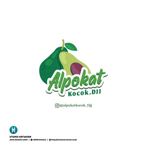 Pembuatan Logo Alpukat Kocok Djj