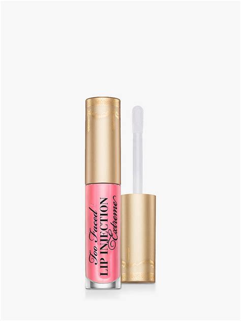 too faced lip injection extreme doll size plumping lip gloss bubblegum