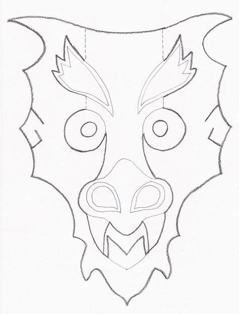 mask template dragon mask template  codenameeternity  deviantart