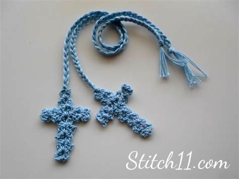 crochet cross bookmark stitch