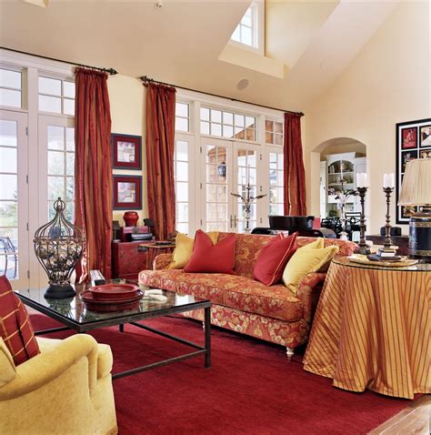 red living room designs decorating ideas design trends premium