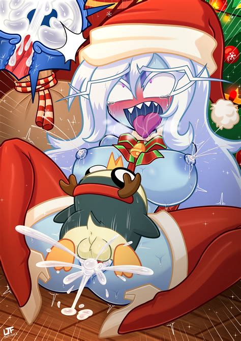 Post 5425363 Adventure Time Christmas Gunter Ice Queen Lezaki