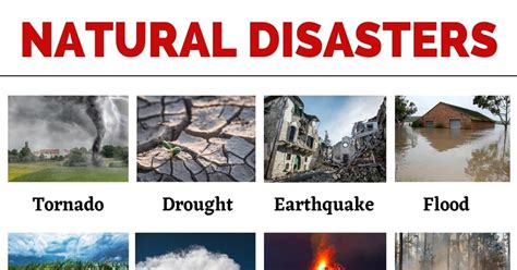 natural disasters list  common natural disasters   picture