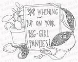 Coloring Adult Panties Bdsm Wall Kinky Naughty Encouragement Girl Big Gift sketch template